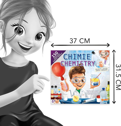 🧪 Kit Chimie : 150 Expériences Scientifiques pour Enfants 🔬