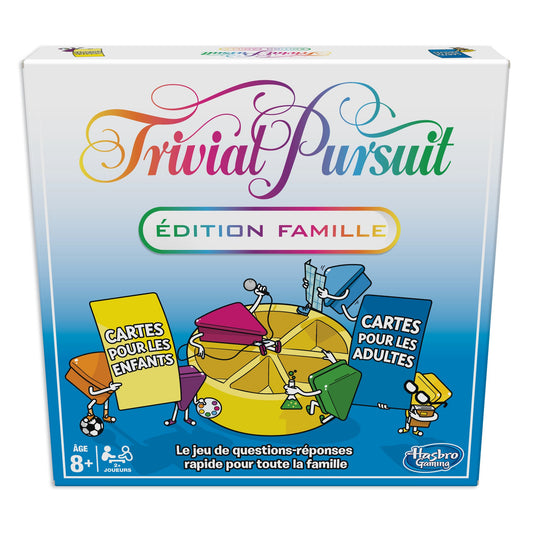 🎉 Trivial Pursuit : Édition Familiale | Jeu de Plateau Classique pour Toute la Famille 🧠