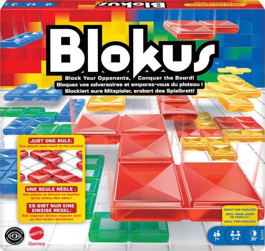 🎲 Mattel Games Blokus – Jeu de Stratégie Familial 🎮