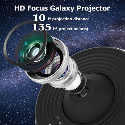 🌌 Projecteur Galaxy 360° : Lampe Étoilée pour Chambre d’Enfant✨