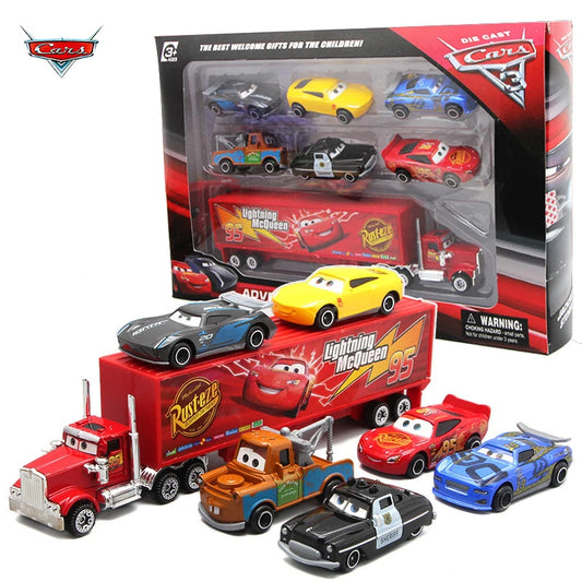 🚗 Ensemble de Voitures Diecast Disney Pixar Cars 3 - 7 Pièces 🚗