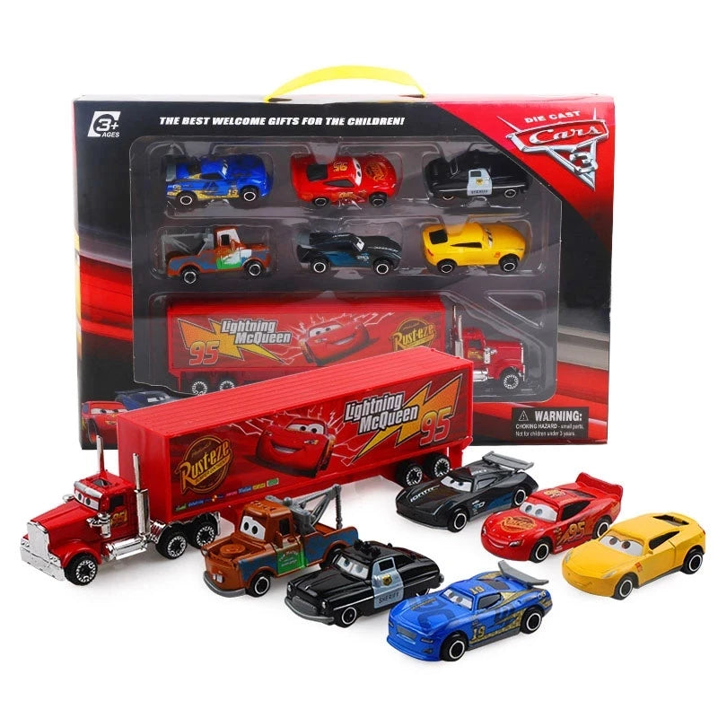 🚗 Ensemble de Voitures Diecast Disney Pixar Cars 3 - 7 Pièces 🚗