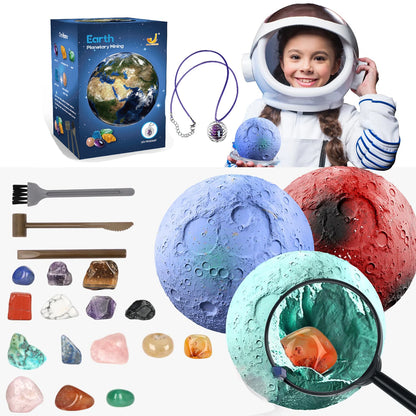 🛸 Jeu d'Archéologie pour Enfants - Exploration du Trésor Planétaire et Minage Scientifique 💎