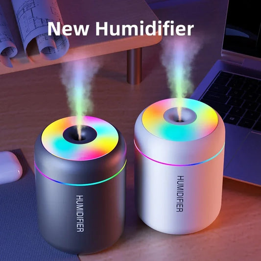 🌸 Mini Humidificateur d'Air 180ML USB - Diffuseur d'Aromathérapie Compact et Élégant 🌿