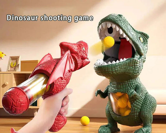 🦖 Jouet Interactif Tyrannosaurus Rex à Pistolet à Balles Souples – Jeu Parent-Enfant🎯