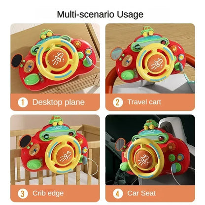 🎉 Jouet de Conduite pour Bébé 🚗 – Volant Copilote Électrique, Jouet Éducatif pour 0-36 Mois !