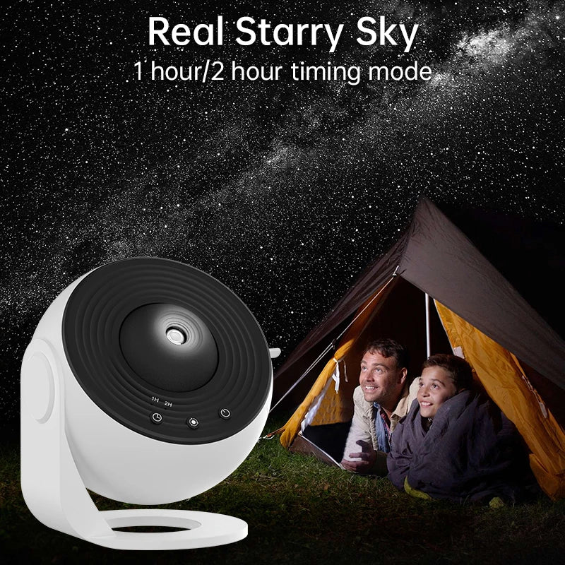 🌌 Projecteur Galaxy 360° : Lampe Étoilée pour Chambre d’Enfant✨