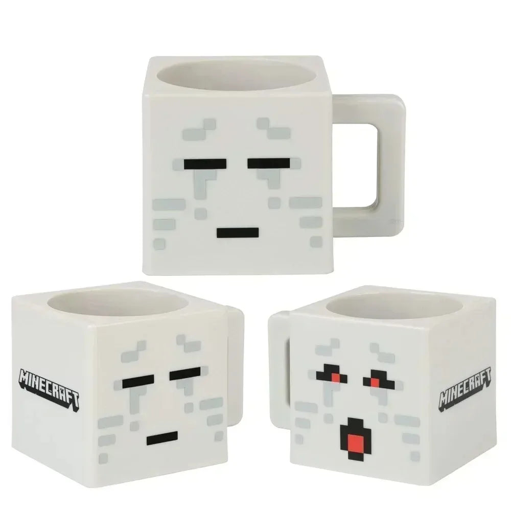 ☕ Tasse Minecraft 3D : 230 ml - TNT, Bloc de Terre, Cochon Rose & Alex ! 🌍