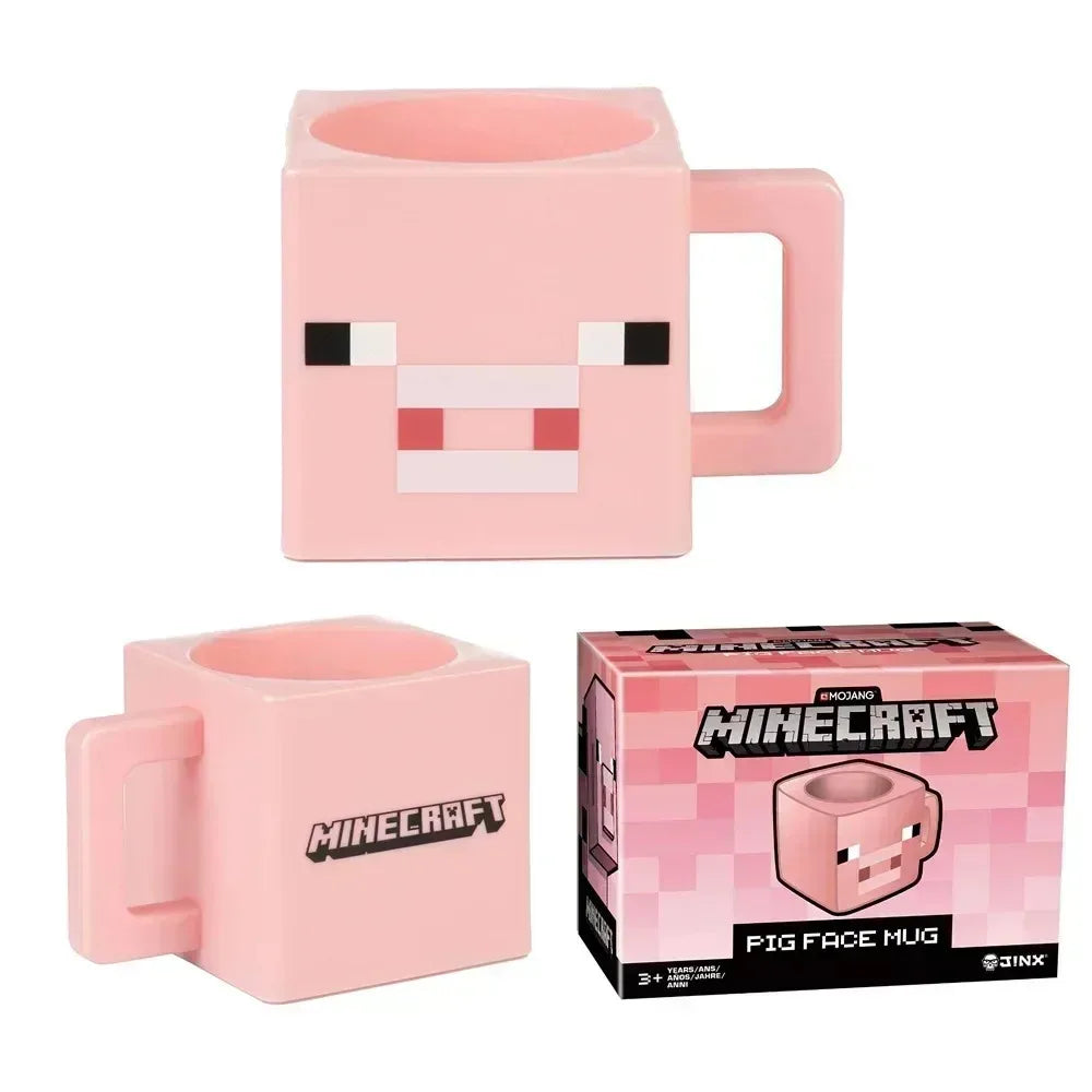 ☕ Tasse Minecraft 3D : 230 ml - TNT, Bloc de Terre, Cochon Rose & Alex ! 🌍